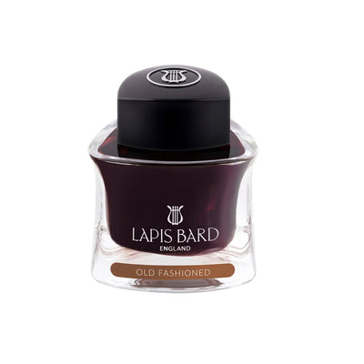 Lapis Bard Old Fashioned Ink Bottle Brown - 50ml 1