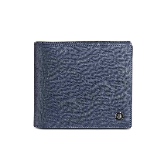 Lapis Bard Stanford Money Clip Evening 8cc Wallet with Additional Sleeve - Blue