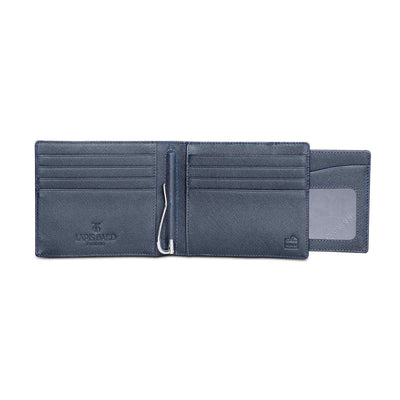Lapis Bard Stanford Wallet With Money Clip, Blue