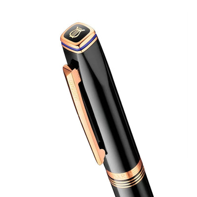 Lapis Bard Contemporary Roller Ball Pen - Black RGT