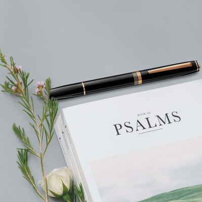Lapis Bard Contemporary Roller Ball Pen - Black RGT