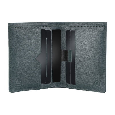 Lapis Bard Dual Compartment Bifold 6cc Wallet - Verdant 2