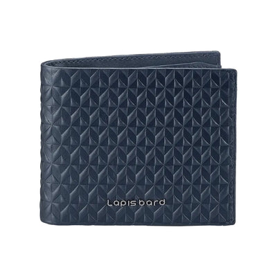 Lapis Bard Enigma Bi-Fold Wallet - Navy 1