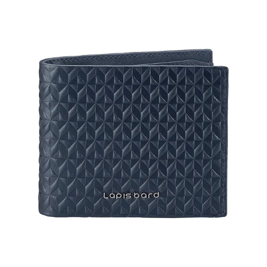 Lapis Bard Enigma Bi-Fold Wallet - Navy