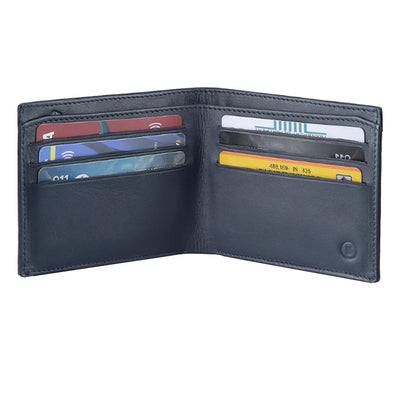 Lapis Bard Enigma Bi-Fold Wallet - Navy 3