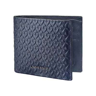 Lapis Bard Enigma Bi-Fold Wallet - Navy 4