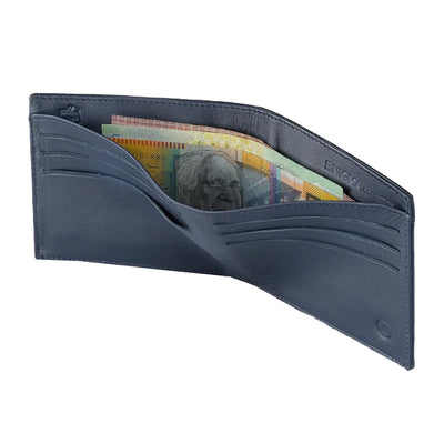 Lapis Bard Enigma Bi-Fold Wallet - Navy 6