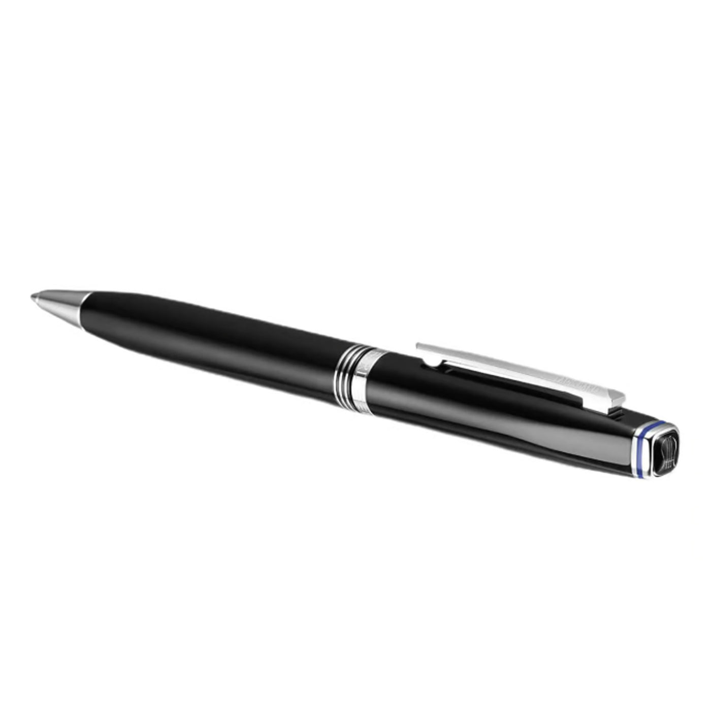 Lapis Bard Gift Set - Contemporary Black Ball Pen with Sullivan Black Belt