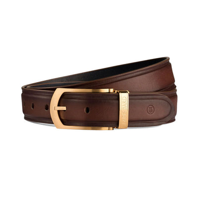 Lapis Bard Gift Set - Ducorium Cognac Belt with Cognac Wallet