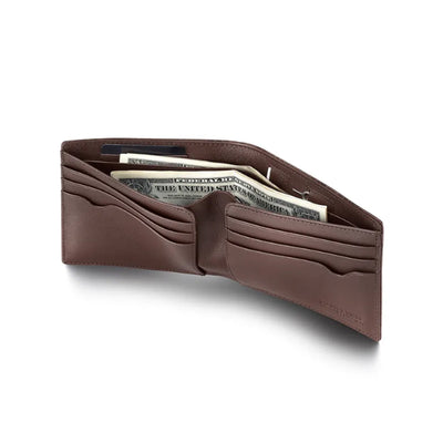 Lapis Bard Mandeville 6cc Wallet with Additional Credit Card Holder - Dark Brown