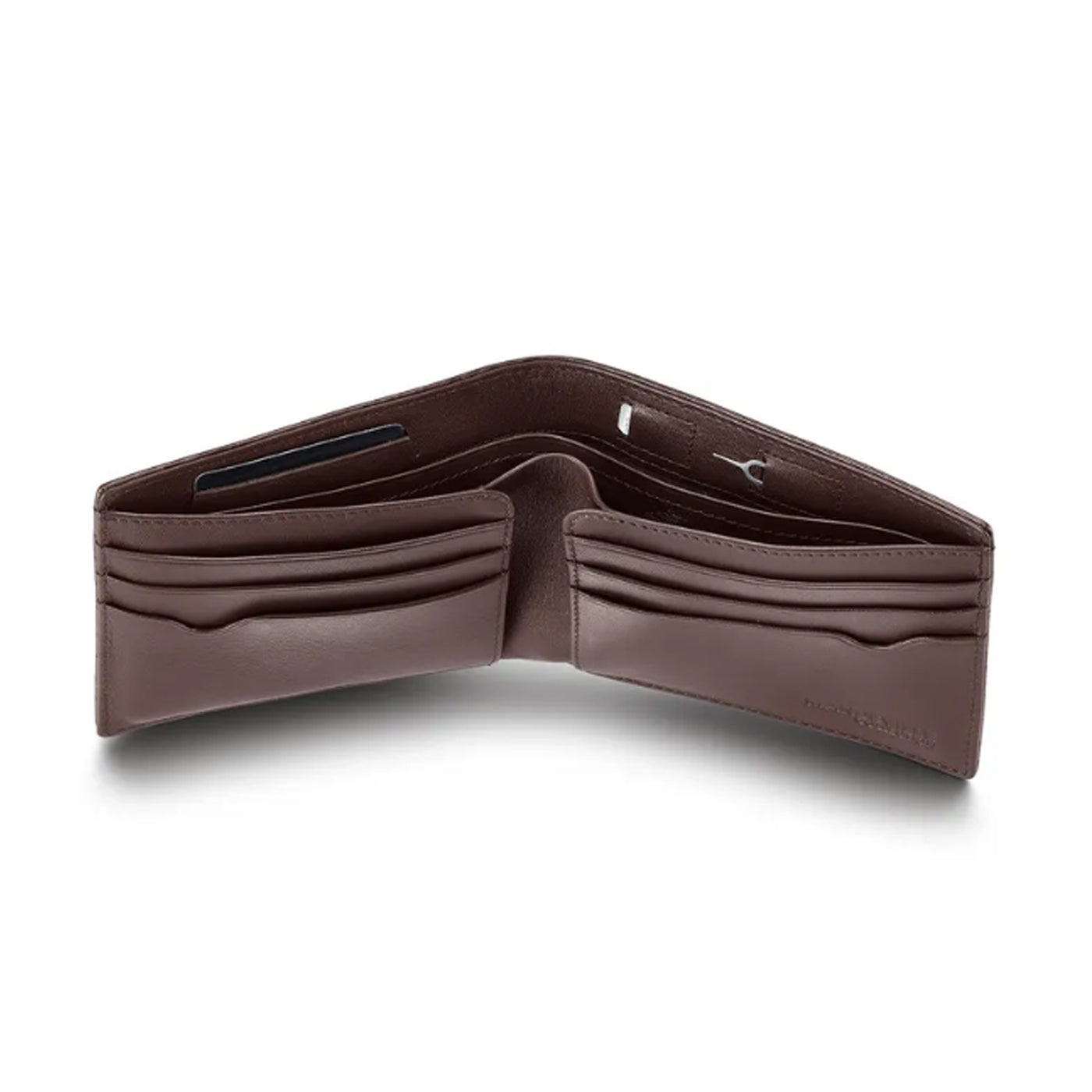 Lapis Bard Mandeville 6cc Wallet with Additional Credit Card Holder - Dark Brown