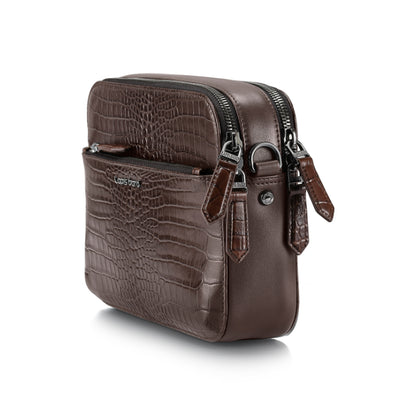 Lapis Bard Mandeville Crossbody Bag - Dark Brown