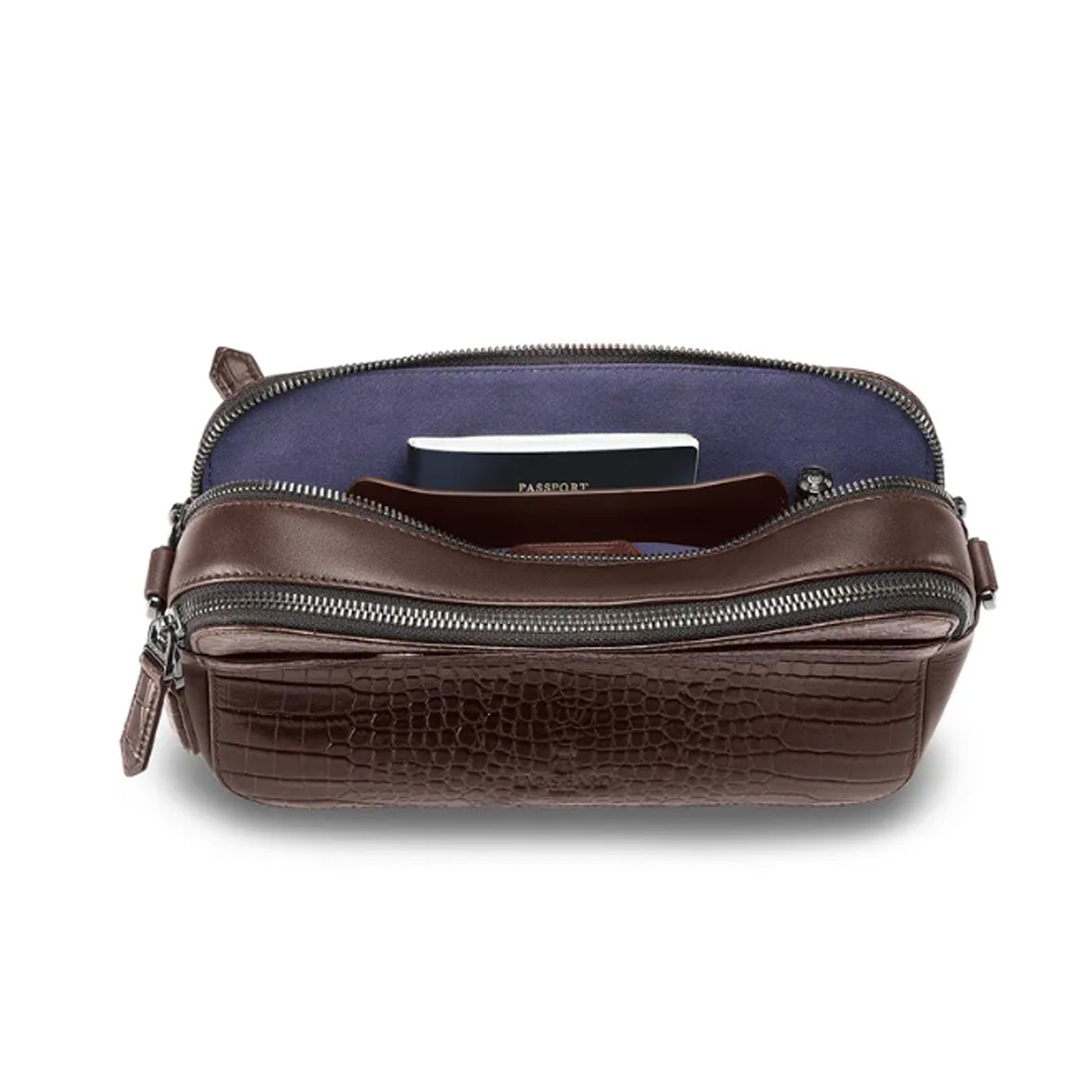 Lapis Bard Mandeville Crossbody Bag - Dark Brown