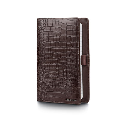 Lapis Bard Mandeville Notebook Jacket - Dark Brown
