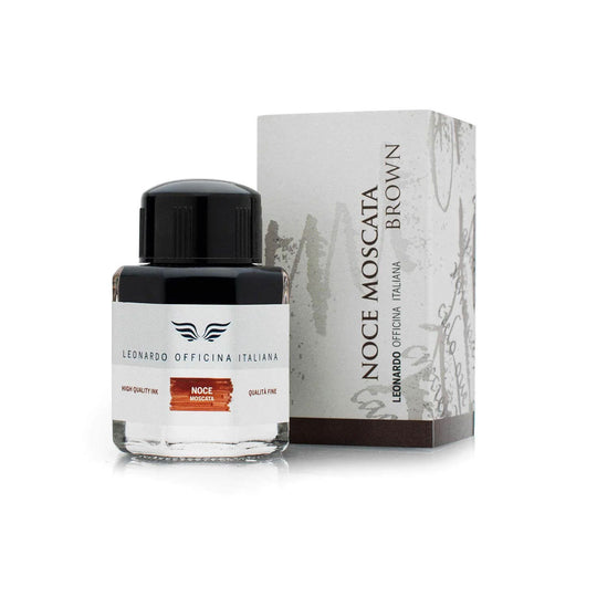 Leonardo Noce Moscata Ink Bottle, Brown - 40ml