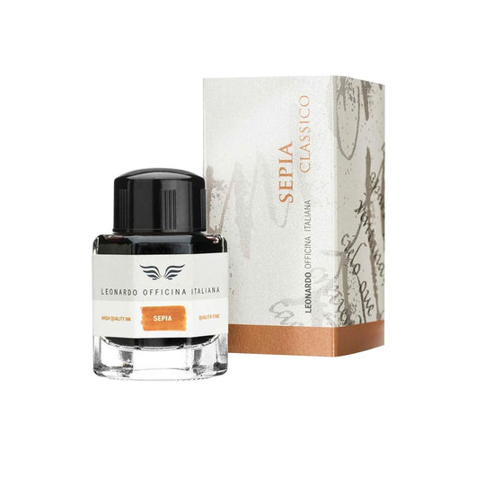 Leonardo Sepia Classico Ink Bottle, Brown - 40ml