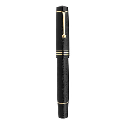 Leonardo MZ Grande Audace Art Nouveau No.8 Fountain Pen - Intense Black GT (Limited Edition) 4