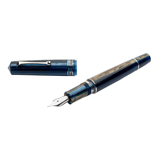 Leonardo Momento Zero Grande 2.0 Fountain Pen - Dark Hawaii CT