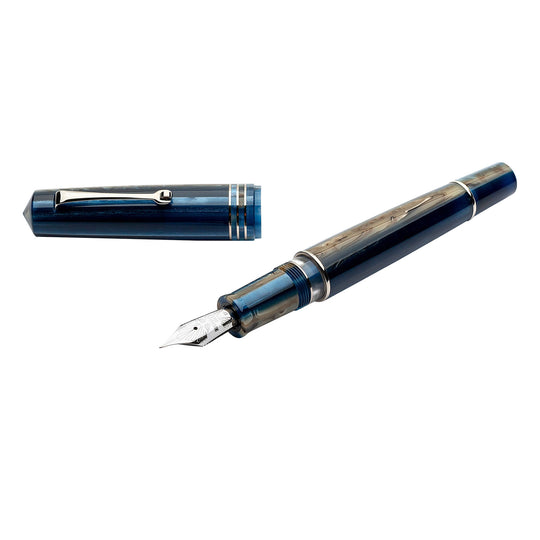 Leonardo Momento Zero Grande 2.0 Fountain Pen - Dark Hawaii CT