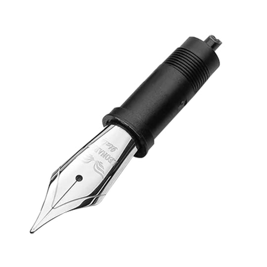 Leonardo Jowo Steel Fine Nib Unit - Silver