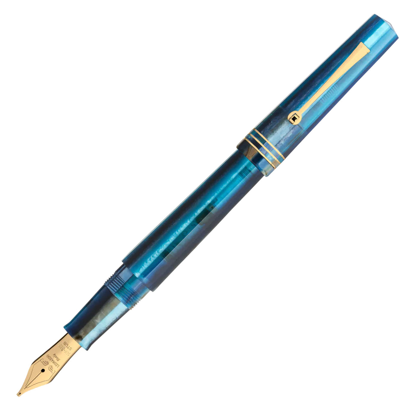 Leonardo Tredici Fountain Pen - Hawaii Blue GT 1