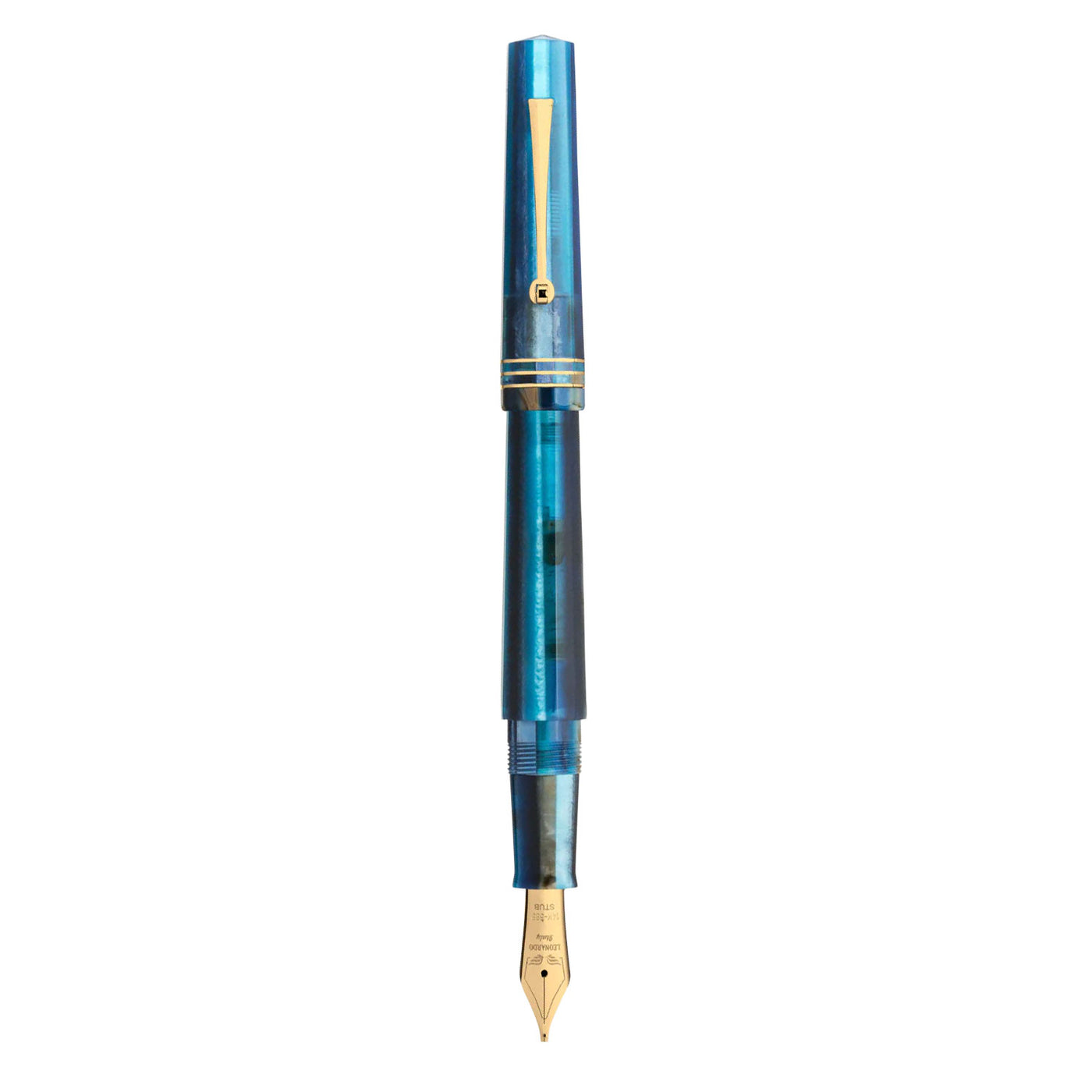 Leonardo Tredici Fountain Pen - Hawaii Blue GT 2
