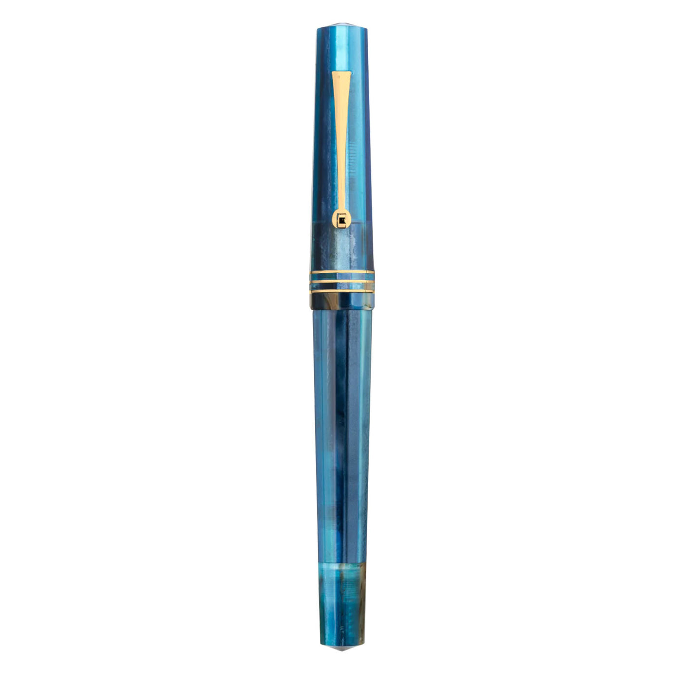 Leonardo Tredici Fountain Pen - Hawaii Blue GT 4