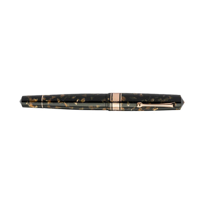 Leonardo Cinquantesimo 50th Anniversary Federico Fountain Pen - Black Amber RGT (Limited Edition) 4