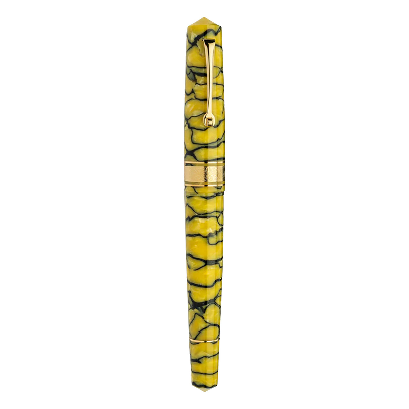 Leonardo Cinquantesimo 50th Anniversary Rediscover Fountain Pen - Black Yellow GT (Limited Edition) 5