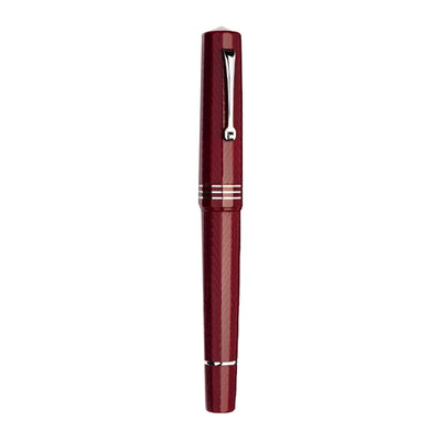 Leonardo Dodici Guilloche No. 6 Fountain Pen - Burgundy CT 4