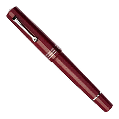 Leonardo Dodici Guilloche No. 8 Fountain Pen - Burgundy CT 6