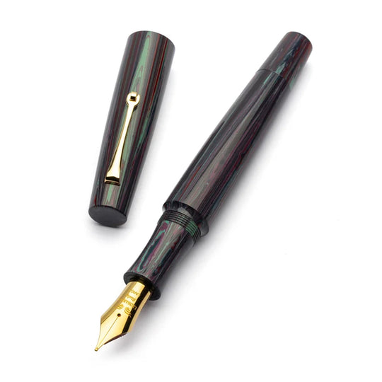 Leonardo Essenza Ebonite No.8 Steel Nib Fountain Pen - Etna GT