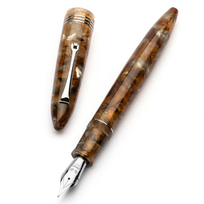 Leonardo Furore Acque Ambrata Fountain Pen - Amber CT