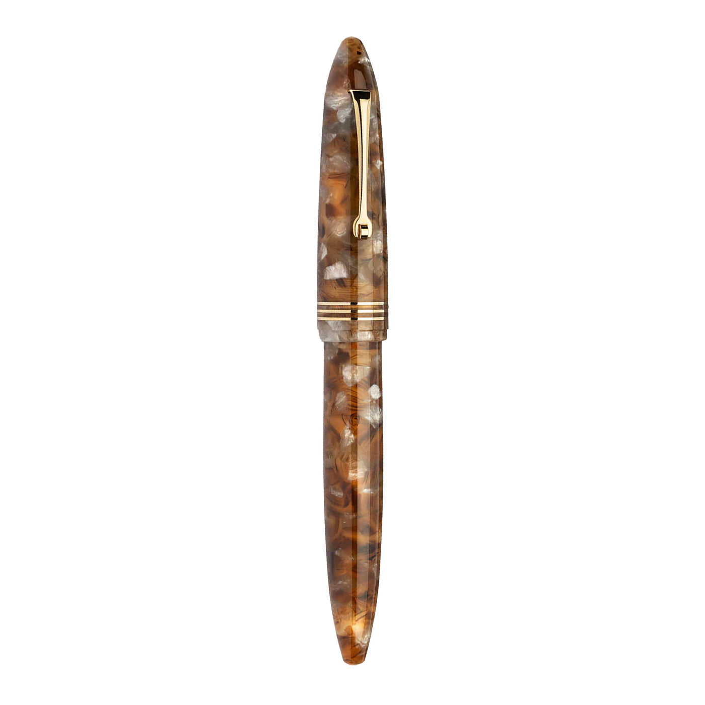 Leonardo Furore Acque Ambrata Fountain Pen - Amber GT