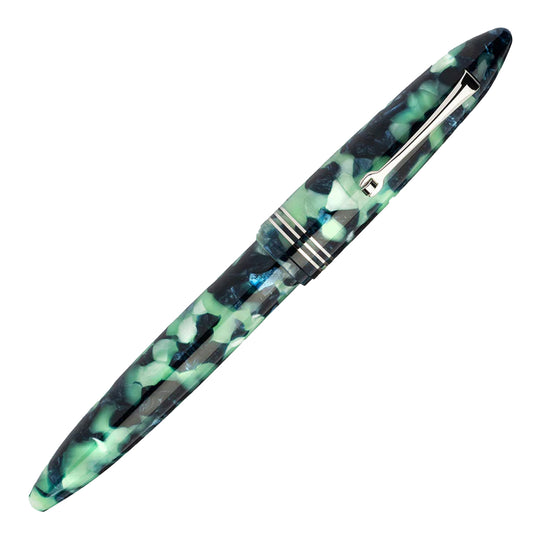 Leonardo Furore Fiordo Di Furore Roller Ball Pen - Green & Black CT