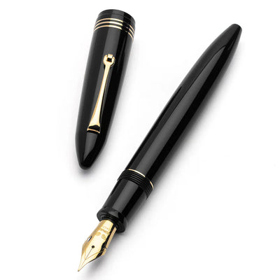 Leonardo Furore Notte Fountain Pen - Black GT