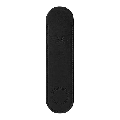 Leonardo Leather 1 Pen Sleeve - Green Forest