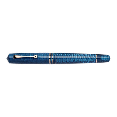 Leonardo MZ Grande 2.0 Dragon Skin No.8 14K Gold Fountain Pen - Blue RGT