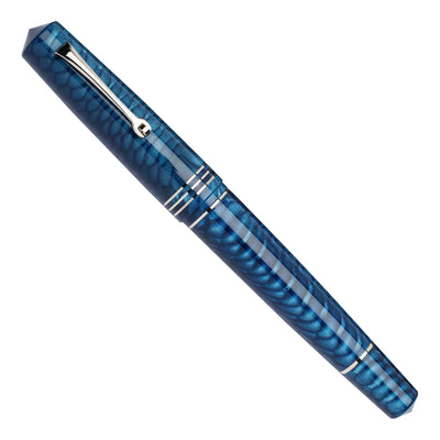 Leonardo MZ Grande 2.0 Dragon Skin No.8 Steel Nib Fountain Pen - Blue CT