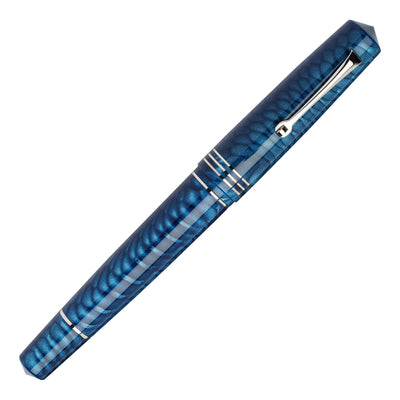 Leonardo MZ Grande 2.0 Dragon Skin No.8 Steel Nib Fountain Pen - Blue CT