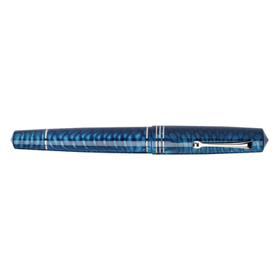 Leonardo MZ Grande 2.0 Dragon Skin No.8 Steel Nib Fountain Pen - Blue CT