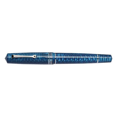 Leonardo MZ Grande 2.0 Dragon Skin No.8 Steel Nib Fountain Pen - Blue CT