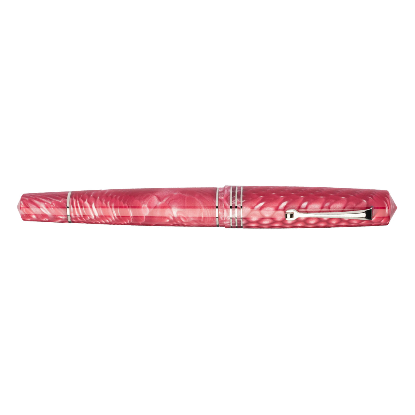 Leonardo MZ Grande 2.0 Dragon Skin No.8 Steel Nib Fountain Pen - Pink CT