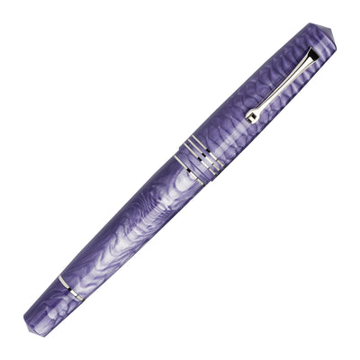 Leonardo MZ Grande 2.0 Dragon Skin No.8 Steel Nib Fountain Pen - Purple CT