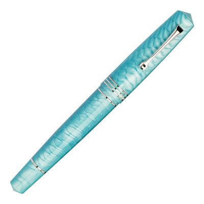 Leonardo MZ Grande 2.0 Dragon Skin No.8 Steel Nib Fountain Pen - Teal CT