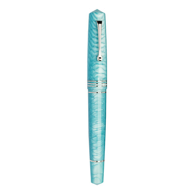 Leonardo MZ Grande 2.0 Dragon Skin No.8 Steel Nib Fountain Pen - Teal CT