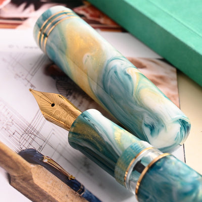 Leonardo MZ Grande 2.0 Galattica Fountain Pen - Planetary Nebula GT (Limited Edition) 9