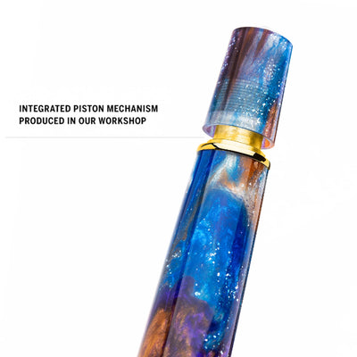 Leonardo MZ Grande 2.0 Galattica No.6 14K Gold Fountain Pen - Universe GT (Limited Edition) 3