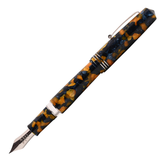 Leonardo MZ Grande 2.0 No.6 Steel Nib Fountain Pen - Crepuscolo Marino CT