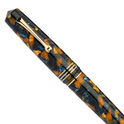 Leonardo MZ Grande 2.0 No.8 14K Gold Fountain Pen - Crepuscolo Marino GT